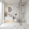 Picture of Floor tile regal carara, marble effect, matt, 60x60