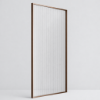 Picture of Shower glass, brushed rose gold profile, 80x200 5mm