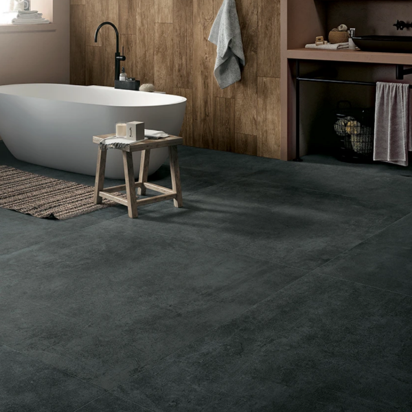 Picture of Floor tile glocal, concrete effect, matt, 6mm 120x240