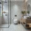 Picture of Floor tile anty, marble effect, glossy, 9mm 60x60