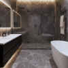 Picture of Floor tile 764819 antique, marble effect, matt, 80x80 