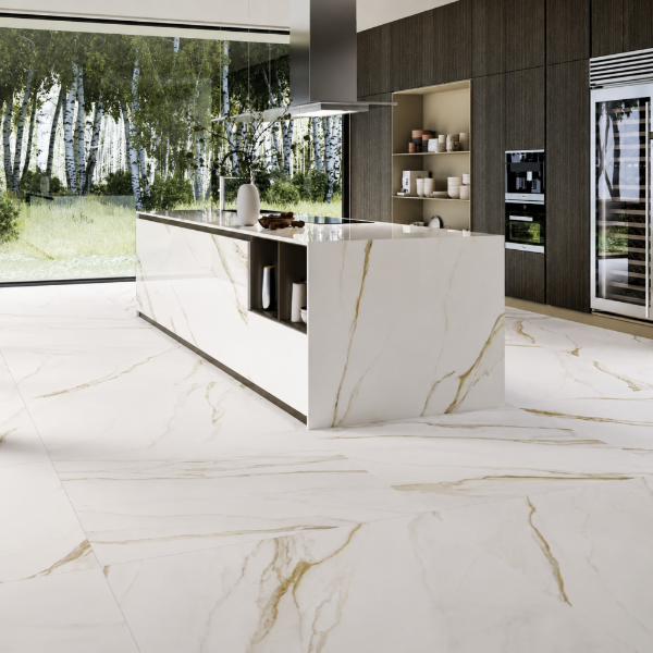 Picture of Floor tile np78 prestigio calacatta, marble effect, matt, 120x120