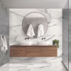 Picture of Floor tile rb08 prestigio onde apuano, marble effect, matt, 60x120
