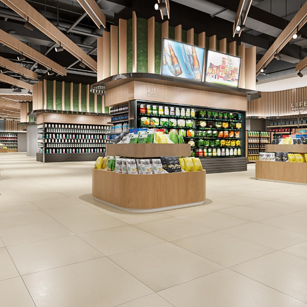 Picture of Floor tile hierro, concrete effect, matt, 15mm 60x60