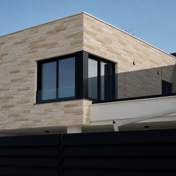 Picture of Floor tile magma marfil, stone effect, matt, 23x46
