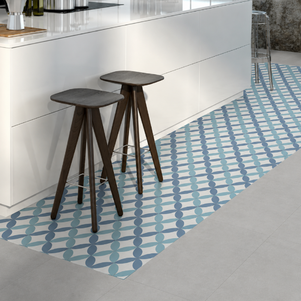 Picture of Floor tile barcelona arch, vintage effect, matt, 25x25