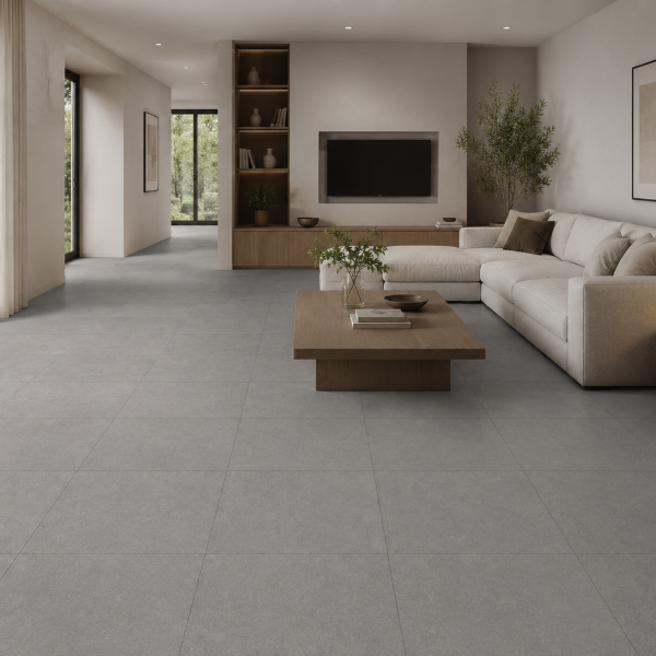 Picture of Floor tile flake fume, concrete effect, matt, 120x120