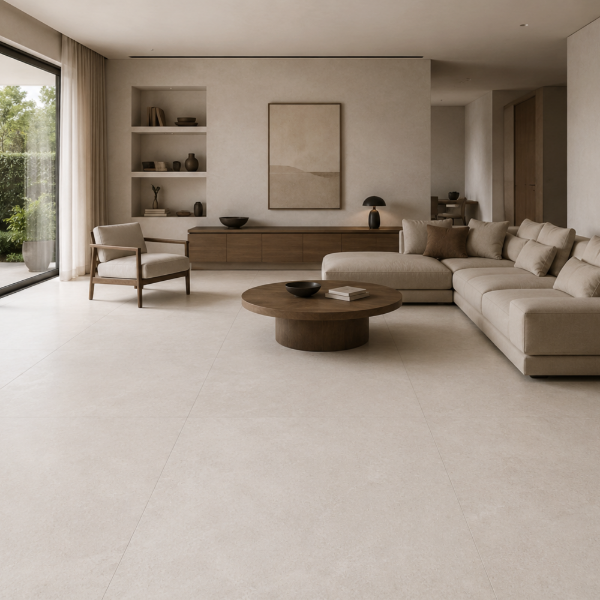 Picture of Floor tile katrina/portum, concrete effect, matt, 9mm 100x100