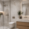 Picture of Floor tile pandora white, marble effect, matt, 60x120