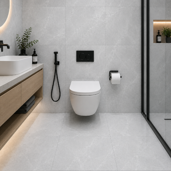 Picture of Floor tile savoia, stone effect, matt, 9mm 60x60