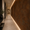Picture of Floor tile ossido bruno, metal effect, matt, 100x300