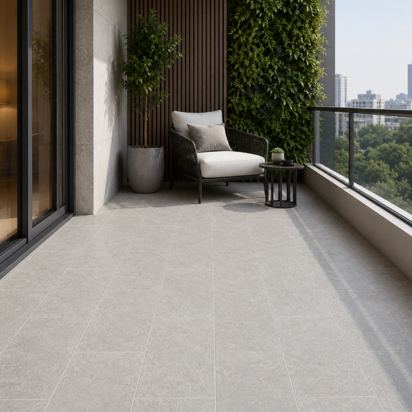Picture of Floor tile island, cement effect, matt, 9mm 30x60
