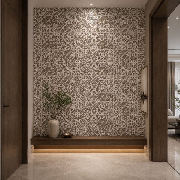 Picture of Floor tile berwick, concrete effect, matt, 9.5mm 20x60