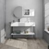 Picture of Floor tile duplostone, stone effect, matt, 9mm 45x90