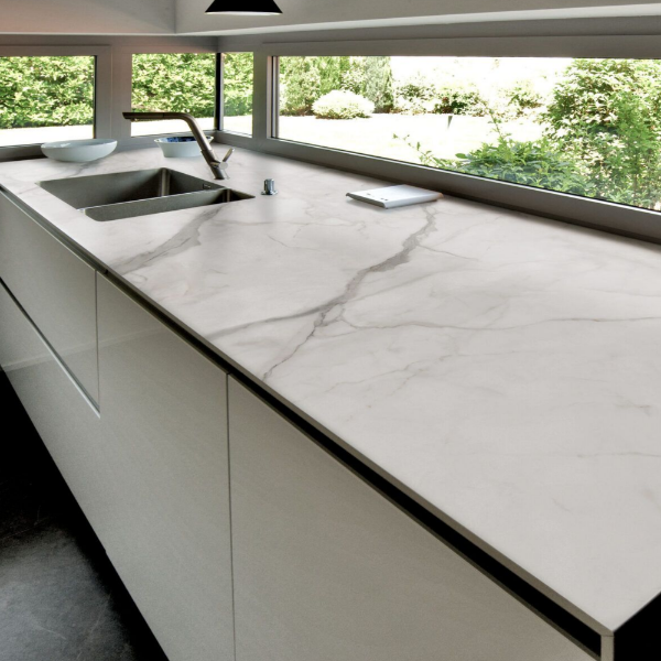 Picture of Floor tile naturali bianco statuario venato, marble effect, matt, 100x300