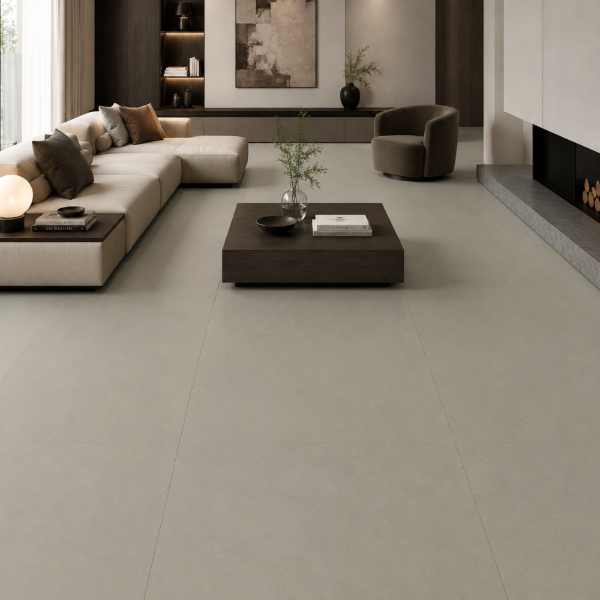 Picture of Floor tile silky, cement effect, matt, 60x120