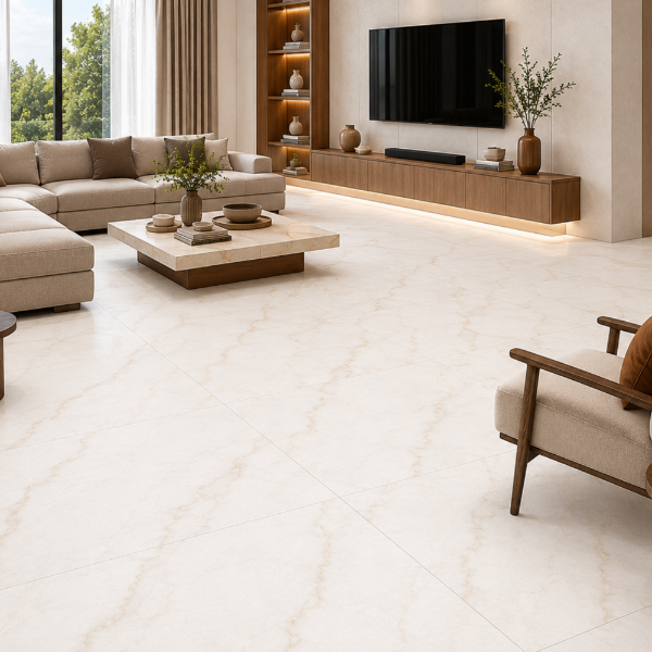 Picture of Floor tile calacatta, marble effect, matt, 60x60