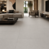 Picture of Floor tile flake off white, concrete effect, matt, 60x120