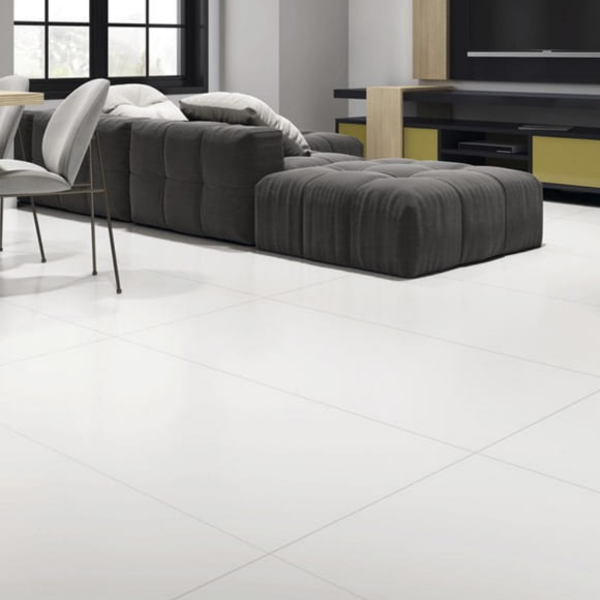 Picture of Floor tile mate blanco, plain effect, matt, 9mm 60x120