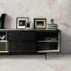 Picture of Floor tile avorio bianco, marble effect, glossy, 60x120