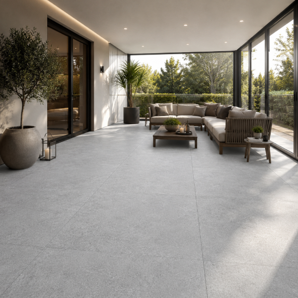 Picture of Floor tile moleanos, stone effect, matt, 9mm 90x90