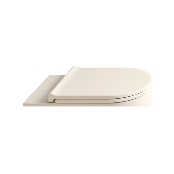 Picture of Smile seat cover, soft close, talco, matte, 35x53 cm