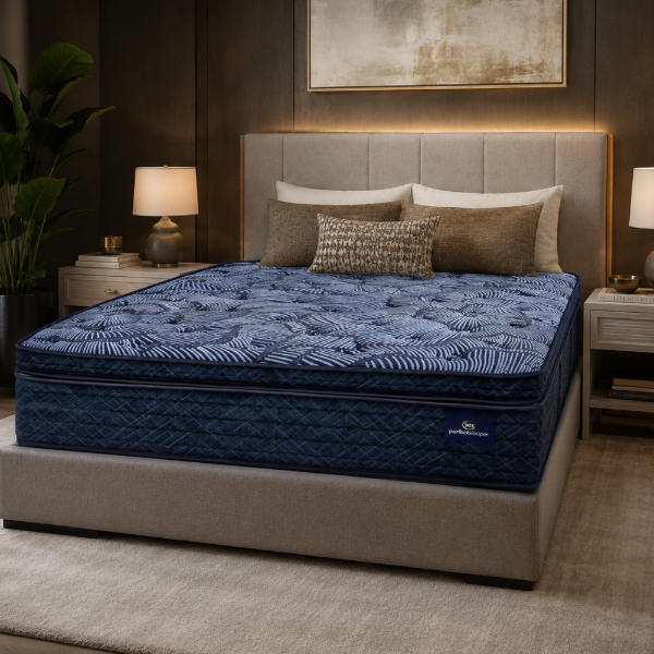 Picture of Double mattress, serta ps cobalt mine, 180x200x37 (h) cm