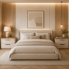 Picture of Bedside table, sposami,  oak, cashmere,  60x40x45 cm