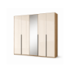 Picture of Wardrobe, sposami, 5 doors oak, cashmere, 223x230x60.5cm