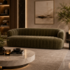 Picture of Sofa 2 seater, alina, fabric, green, 232x92x72cm 