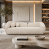 Picture of Sofa 4 seater, dalilah, fabric, cream, 249x98x74cm 