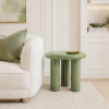 Picture of Coffee table, axis, green, glossy paint, dia.60x50cm