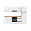Picture of Kitchen, ronny, dx, cemento perla/anthracite, 255x216cm