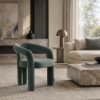 Picture of Armchair, dama, olive, 63x57x74cm