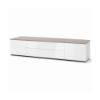 Picture of Tv base, privilegio, 2 doors and 2 flaps, white glossy, 200X44.2X45(H) cm
