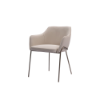 Picture of Dining chair, tom, leather, cream, 61x63x79cm