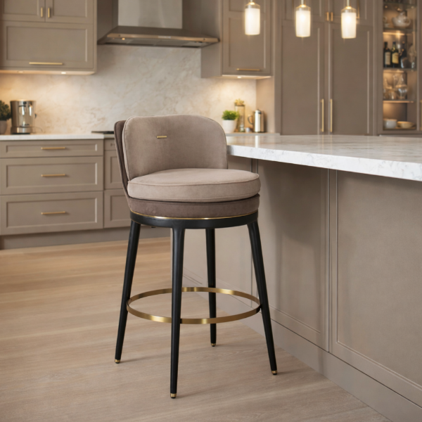 Picture of Counter stool, hera, light grey