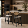 Picture of Counter stool, cleo, wood, black
