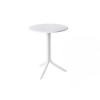 Picture of Table, spritz,  polypropylene, white, 76,5/40 cm ø 60,5 cm