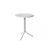 Picture of Table, step,  polypropylene, white, 76,5/ 40cm  ø 60,5 cm