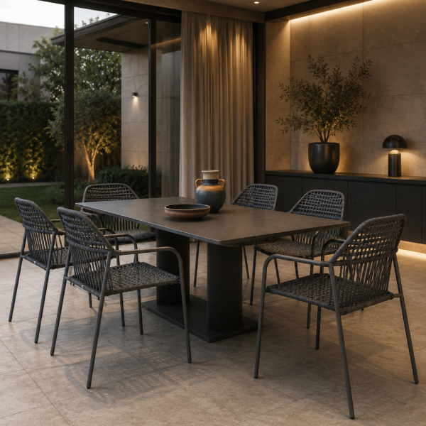 Picture of Chair, flair alu, anthracite, 56x59x79cm 