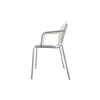Picture of Chair, si- si dots, steel, matt linen, 62x55x80cm
