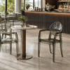 Picture of Chair, iglo, polycarbonate, smoked transparent, 74x59x108cm