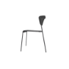 Picture of Chair, lisa , steel + polyopropylen, anthracite, 51x54x76cm