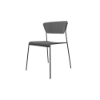 Picture of Chair, lisa , steel + polyopropylen, anthracite, 51x54x76cm