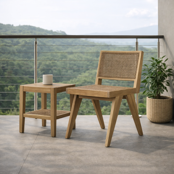Picture of Lounge chair, tribute, teak natural, honey, 52x53.5x79cm