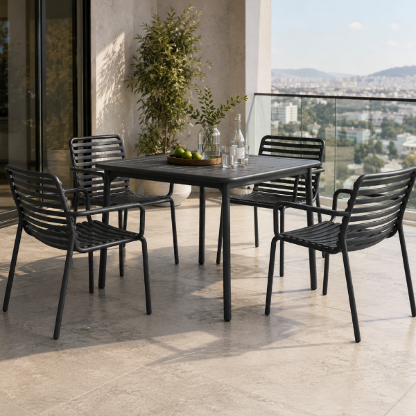 Picture of Chair, doga relax,polypropylene, anthracite,70,5x75 cm