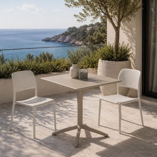 Picture of Chair, bora bistrot, polypropylene,  white,  49x54 cm