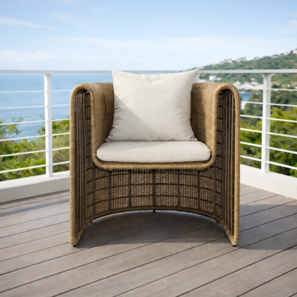 Picture of Armchair, nodi, caramel, 81x80x81cm 
