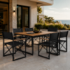 Picture of Chair, alor, aluminium, anthracite, 58.5x59.8x84.15cm